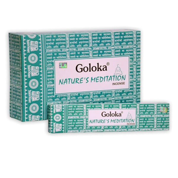 Goloka Nature's Meditation indiai prémium füstölő