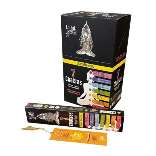 Tribal Soul Black 7 Chakra prémium csakrafüstölő