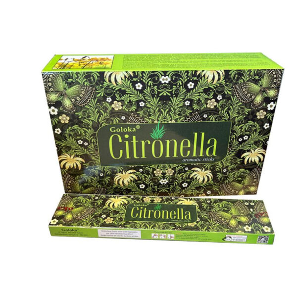 Goloka Citronella citrusos indiai prémium füstölő