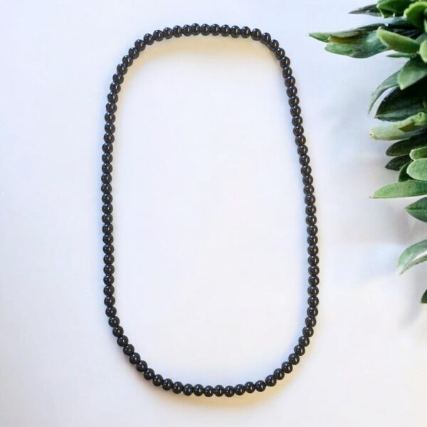 Fekete bizsu nyaklánc