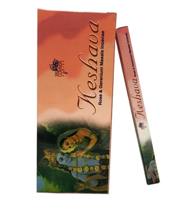 Sri Keshava Rose & Gerenium hindu prémium füstölő