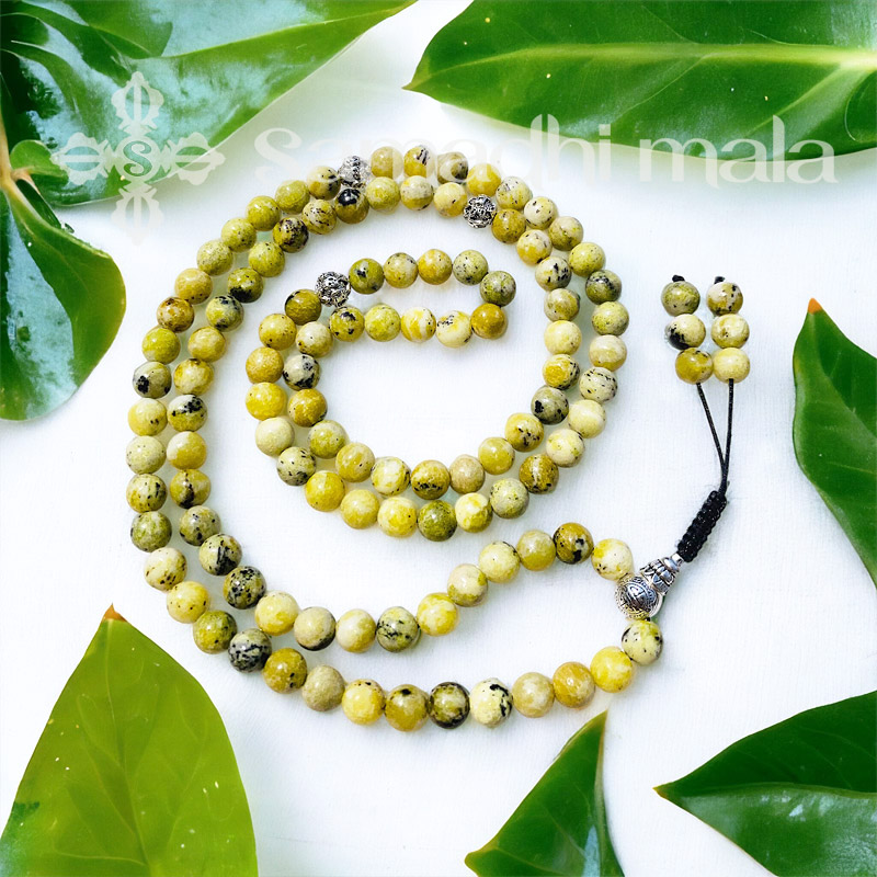 A Megújulás Malája szerpentin ásvány mala - Samadhi Mala