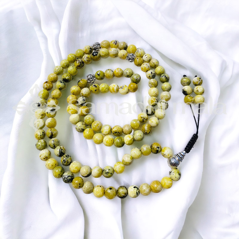 A Megújulás Malája szerpentin ásvány mala - Samadhi Mala - Image 3