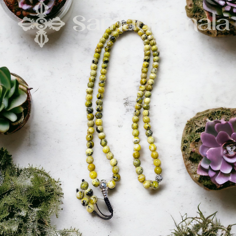 A Megújulás Malája szerpentin ásvány mala - Samadhi Mala - Image 2