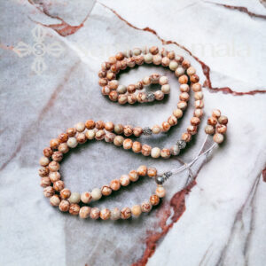 Az Örök Oltalom Malája márvány ásvány mala - Samadhi Mala