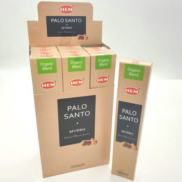 HEM Organic Palo Santo & Mirha természetes prémium füstölő