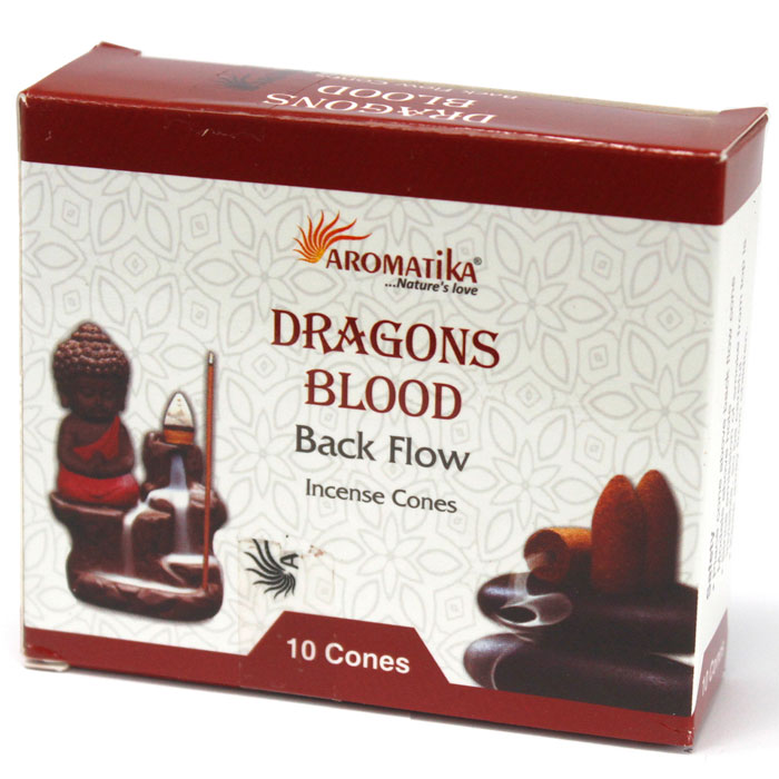 Aromatika SÁRKÁNYVÉR természetes lefelé folyó füstölőkúp (folyékony füst)