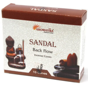 Aromatika  SZANTÁLFA természetes lefelé folyó füstölőkúp (folyékony füst)