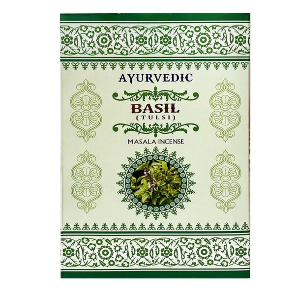 Ayurvedic Basil Tulsi Szent Bazsalikom ayurvédikus prémium füstölő