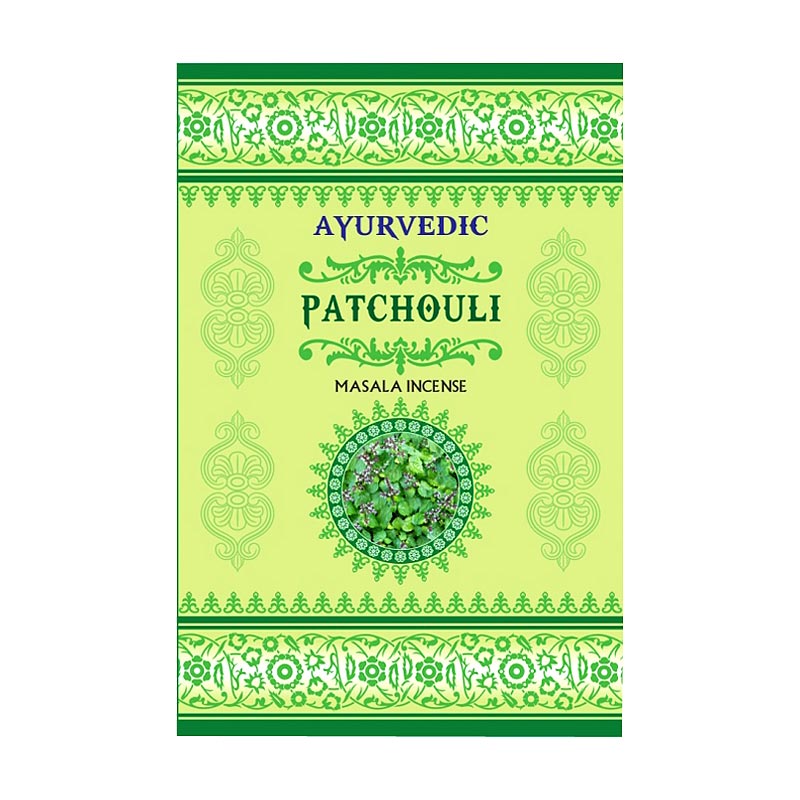 Ayurvedic Patchouli Pacsuli ayurvédikus prémium füstölő