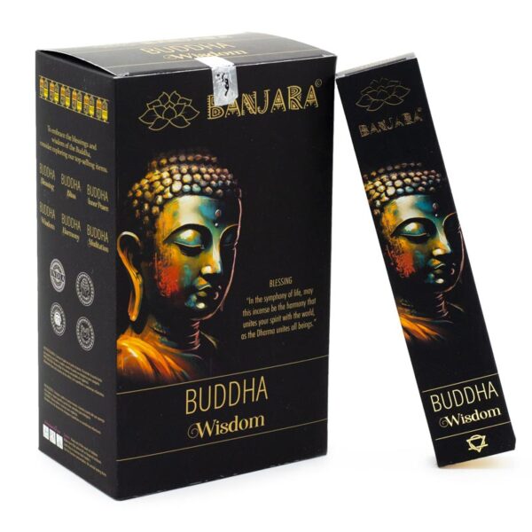 Banjara Buddha füstölőcsalád - Bölcsesség (Wisdom) természetes prémium füstölő