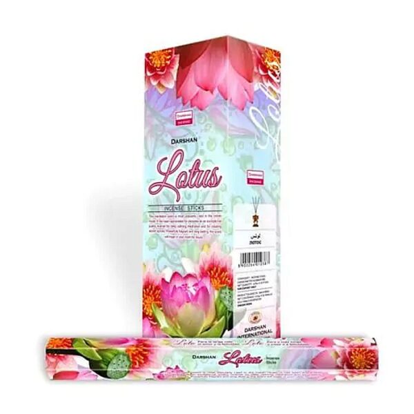Darshan Lotus indiai füstölő – 20 szálas