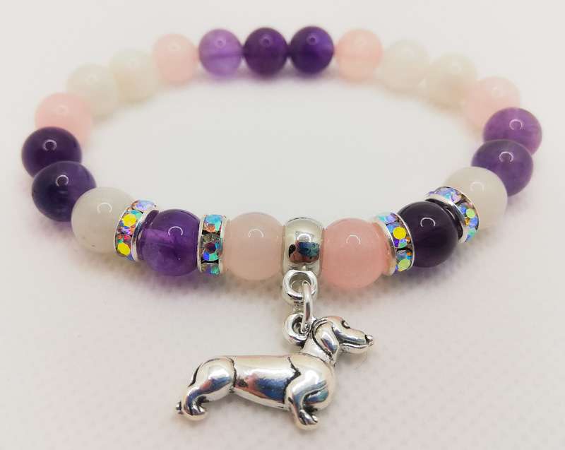 Tacsi függős ásványkarkötő