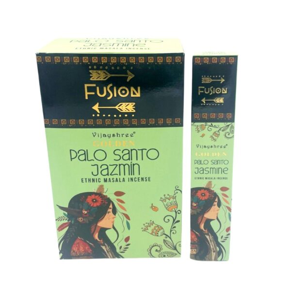 Golden Fusion sorozat: Palo Santo & Jázmin természetes prémium füstölő