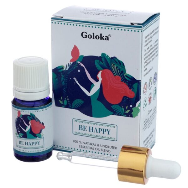 Goloka Be Happy természetes illóolaj esszencia