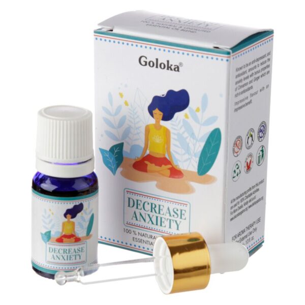 Goloka Decrease Anxiety szorongás csökkentő illóolaj esszencia