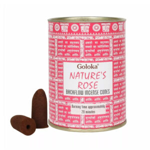 Goloka Nature's Rose backflow lefelé folyó füstölő (folyékony füst)