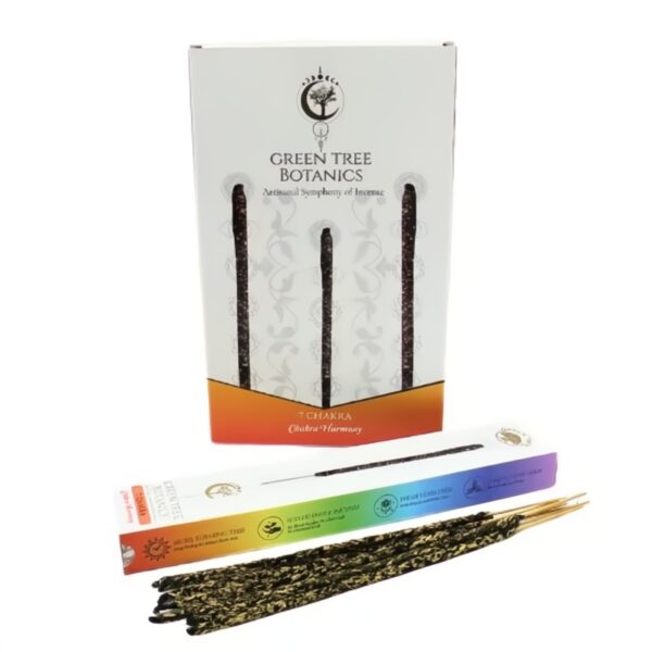 Green Tree Botanics 7 Chakra természetes prémium füstölő