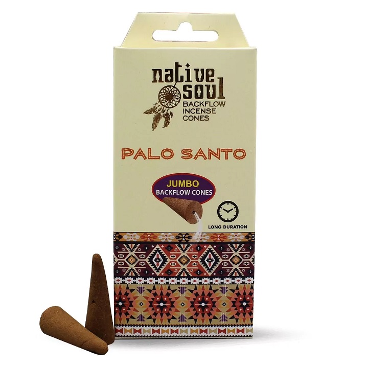 Green Tree Native Soul Palo Santo visszaáramló (lefelé folyó) füstölőkúp