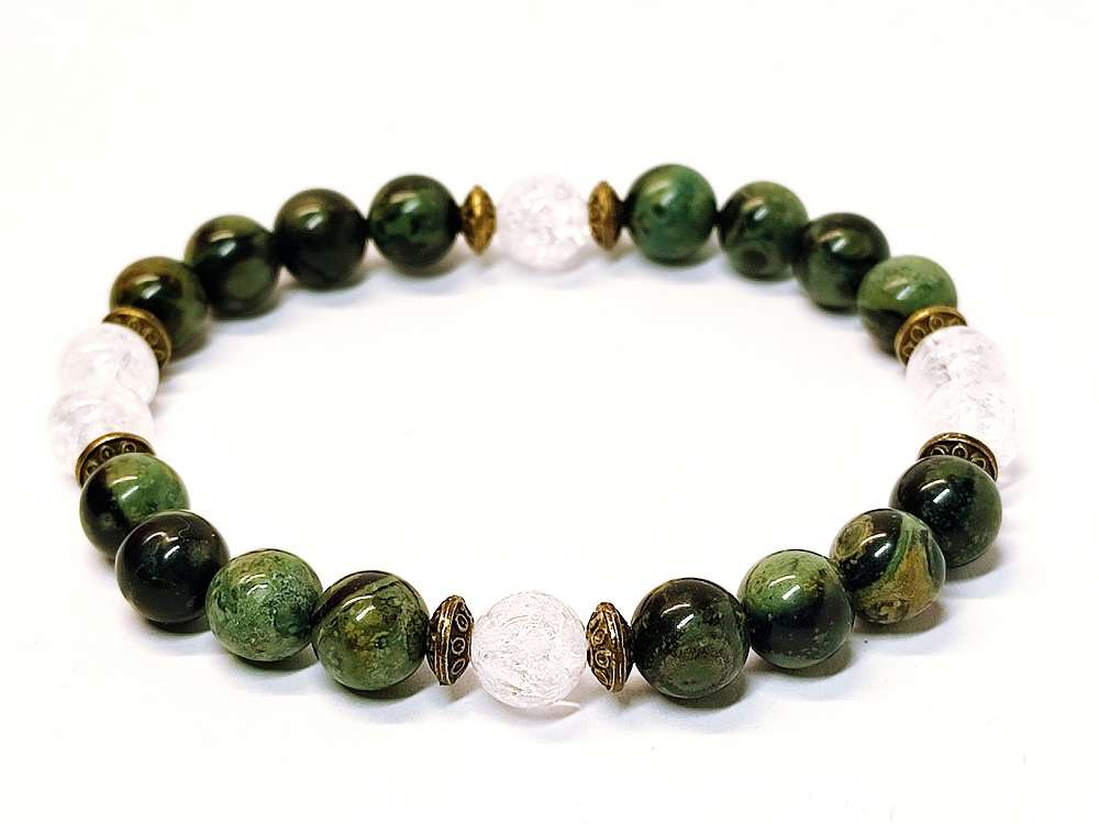 Jin-jang egyensúly ásvány karkötő