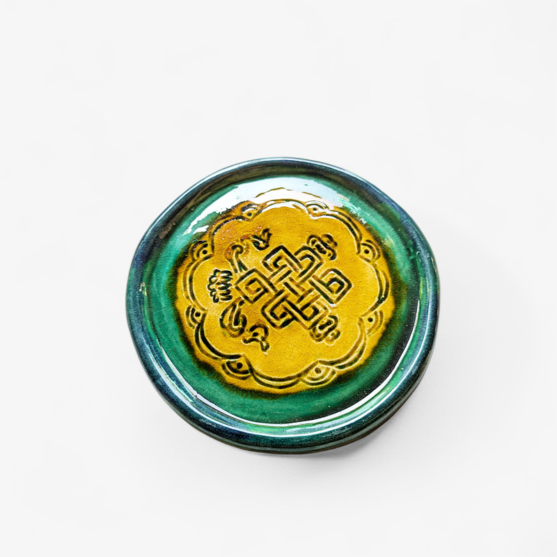 Kerámia vízhangoló Végtelen Csomó szimbólumos