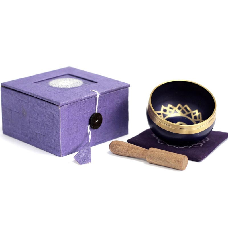 Koronacsakra hangtál díszdobozban ütővel és alátéttel