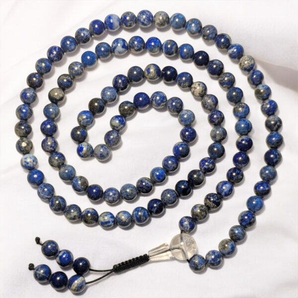 Lápisz Lazuli 108 szemes buddhista ásvány mala