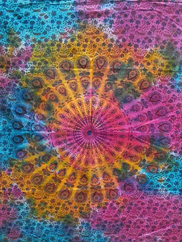 Mandala mintás pamut faliszőnyeg vagy terítő