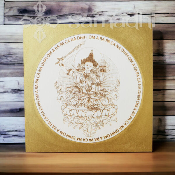 Manjushri lézergravírozott falikép választható méretben