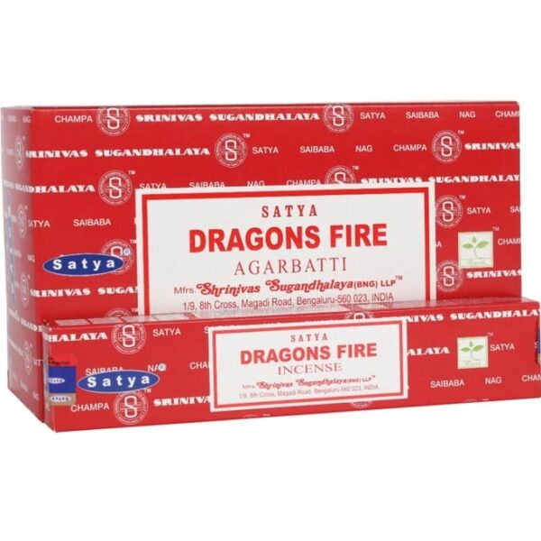 Satya Dragons Fire indiai prémium füstölő