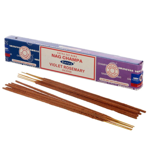 Satya Nag Champa & Violet Rosemary füstölő
