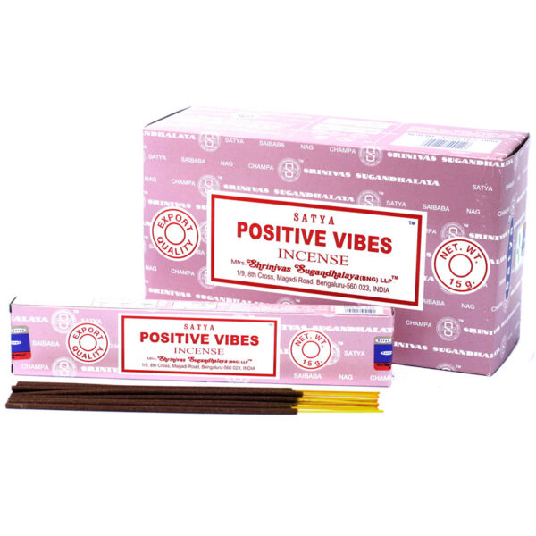 Satya Positive Vibes pozitív rezgések indiai füstölő