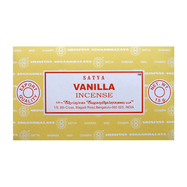 Satya Vanilla vanília indiai füstölő