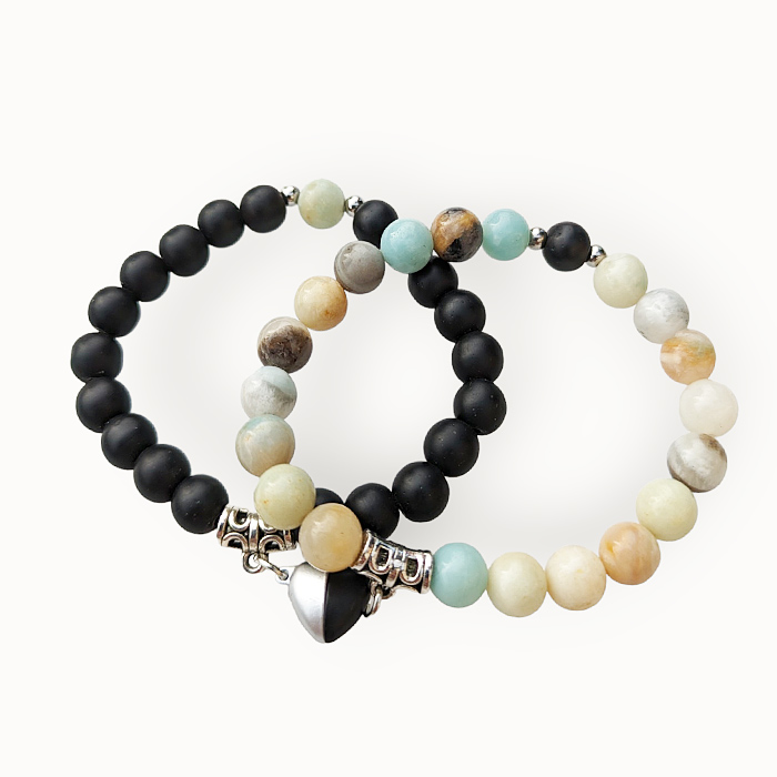 Karkötőpár vegyes szemekkel