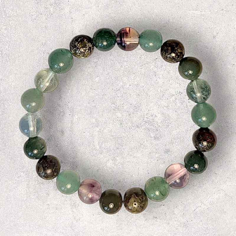 Szívcsakra ásványkarkötő