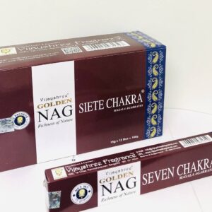 Golden Nag 7 Chakra természetes prémium füstölő