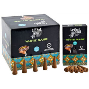 Tribal Soul fehér zsálya lefelé folyó természetes prémium füstölő