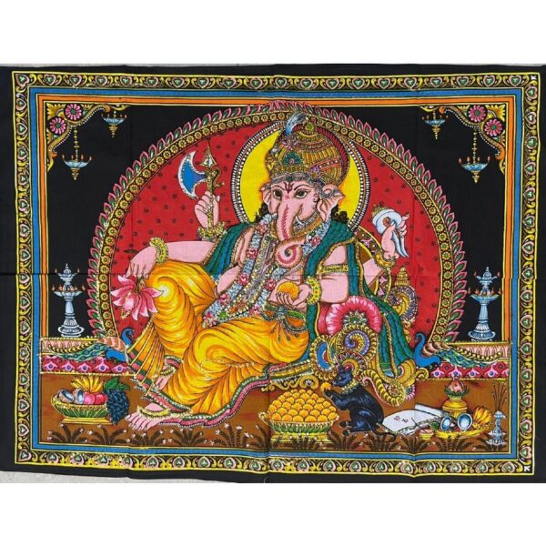 Ganésa istenség faliszőnyeg 75x100 cm